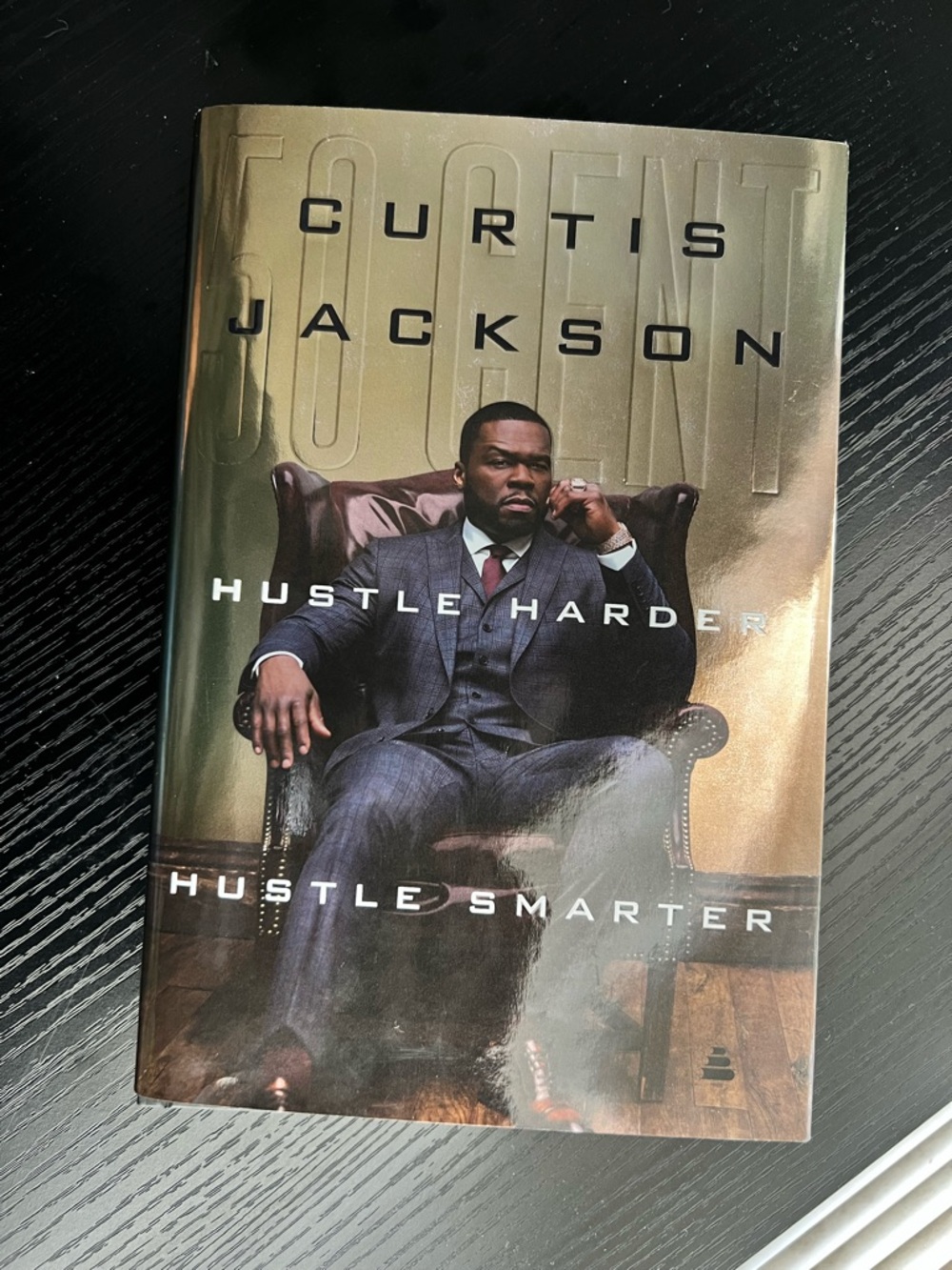 Hustle Harder Hustle Smarter - Hardcover Book - Brown Cover